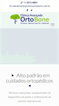 Mobile Screenshot of clinicaortobone.com.br